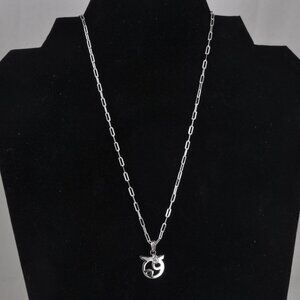 NWT Diamonique x Lisa Mason Love Signs Necklace with enhancer